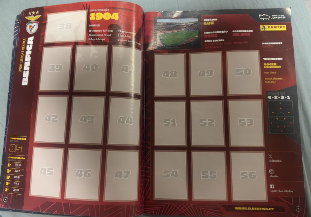 caderneta FUTEBOL 2022-24 LIGA BETCLIC da Panini