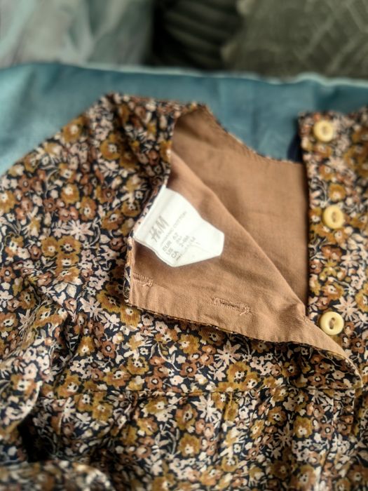 Tunika/sukienka Zara + kwiatowe delikatne body