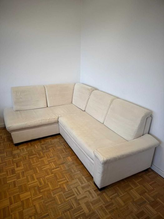 Narożnik rozkładany - beżowy