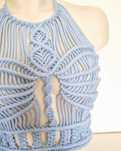 crop top macramé