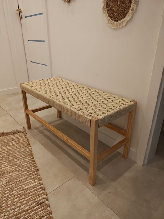 Eskelund Bambudowa Beżowa Ława Jysk