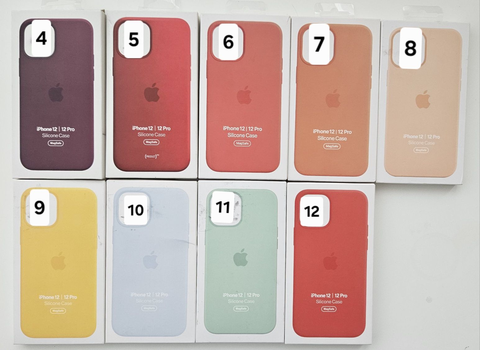Чехол чохол на айфон iPhone 12/12 Pro MagSafe Silicone Case
