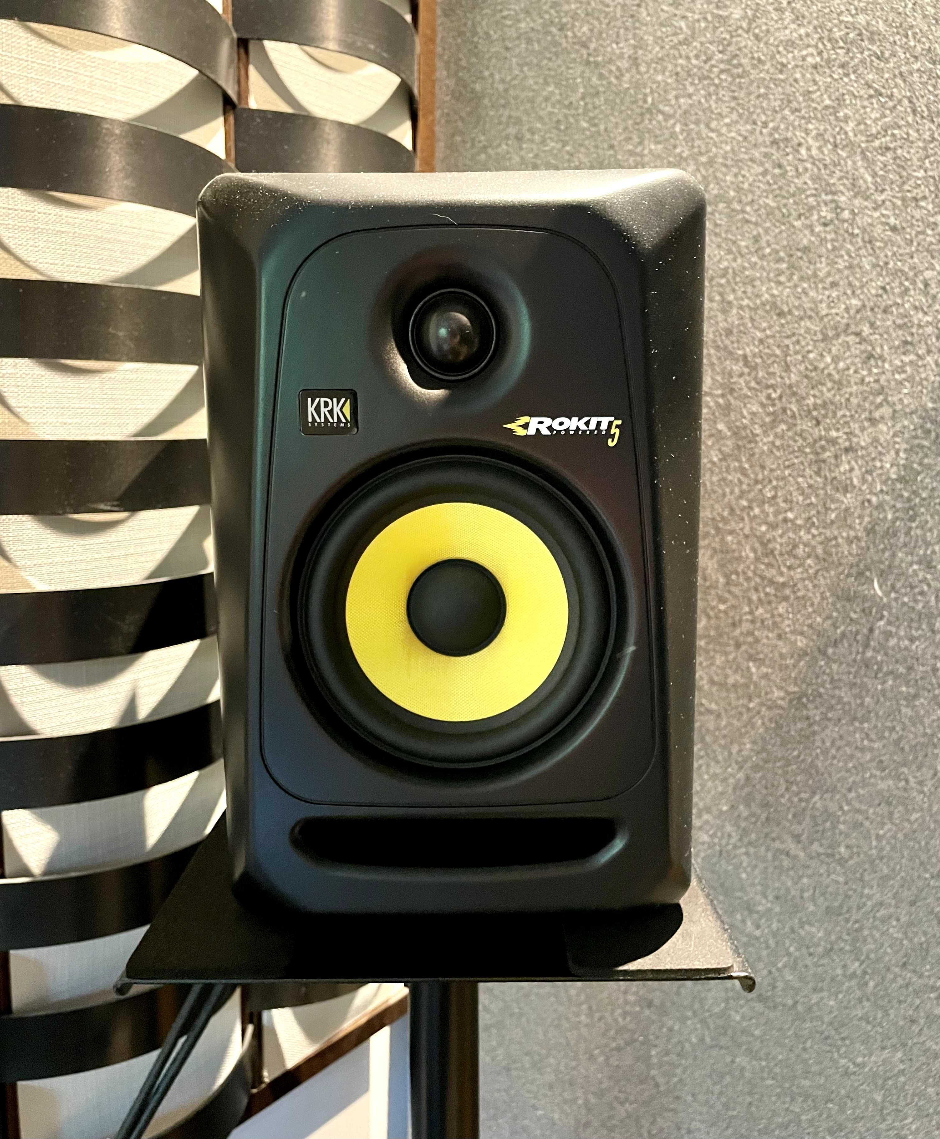Monitory studyjne KRK Rokit 5 G2 i G3 + subwoofer KRK 10s + statywy