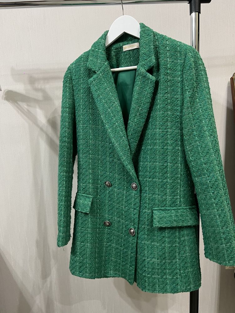 Твідовий піджак під zara