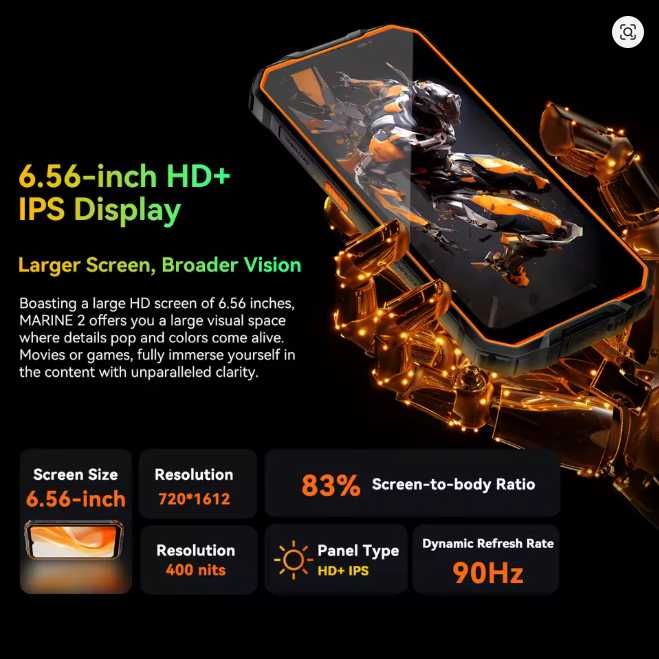 Oscal Marine 2 - Android 15 - 8GB / 256GB