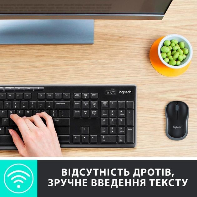 Комлект Бездротовий Logitech MK270