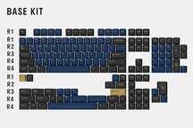 Nakładki na klawisze Drop + RedSuns GMK Blue Samurai Custom Keycap Set