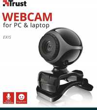 Kamerka internetowa do komputera NOWA!! Z mikrofonem Trust Exis Webcam