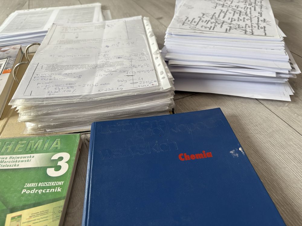 Ogromny zestaw do nauki do matury z chemii