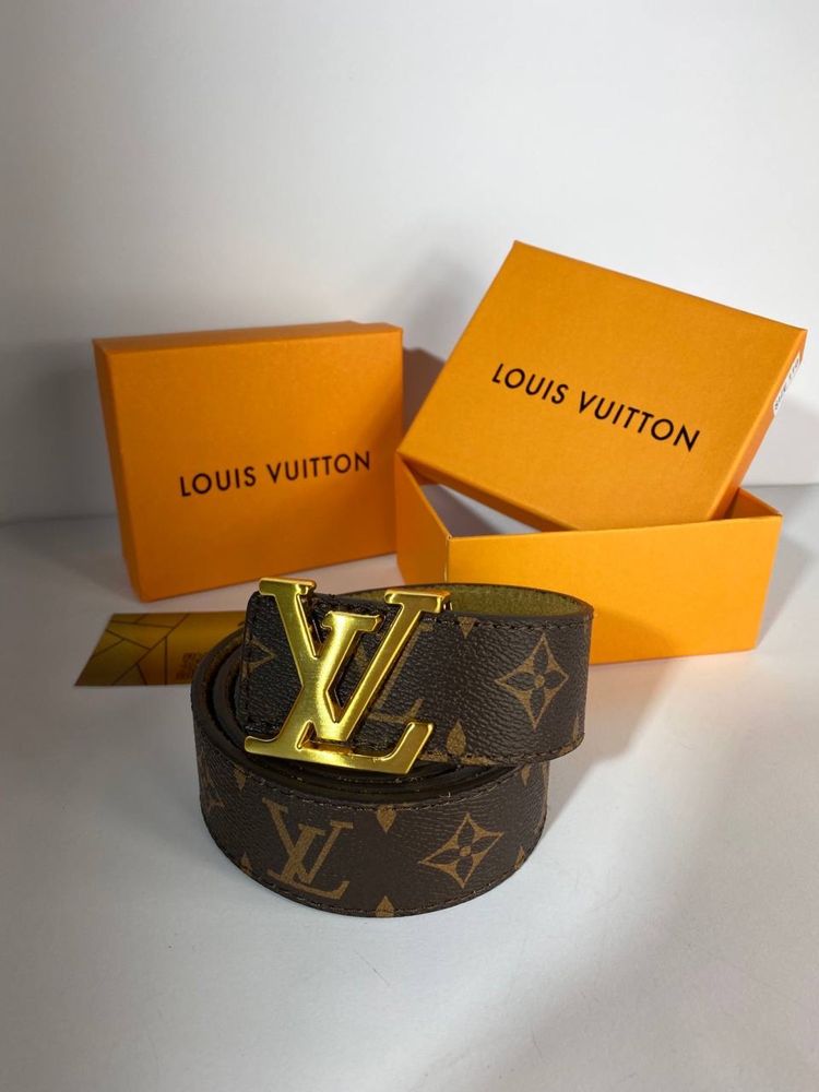 Pasek męski Louis Vuitton monogram w pudełku