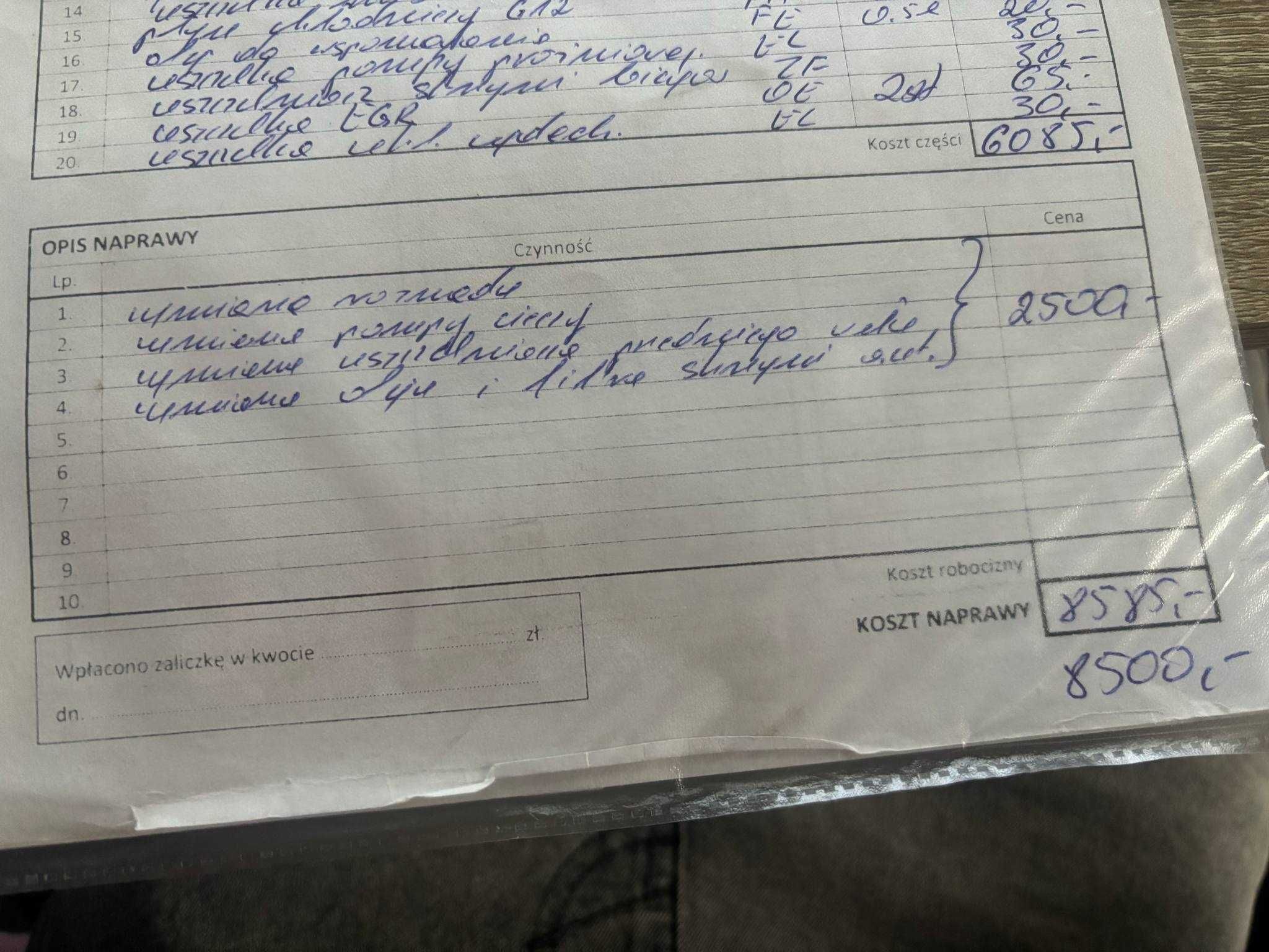 Silnik 3,0 tdi BMK Audi A6 C6 z nowym rozrządem firmy SWAG