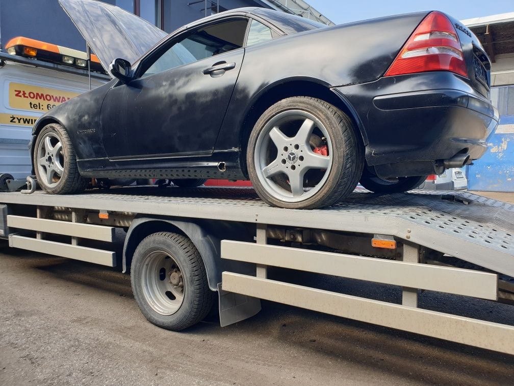 MERCEDES SLK 230 197 koni automat cabrio kompressor silnik skrzynia