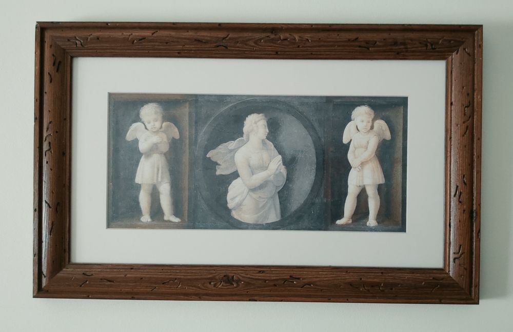 Quadro moldura em madeira