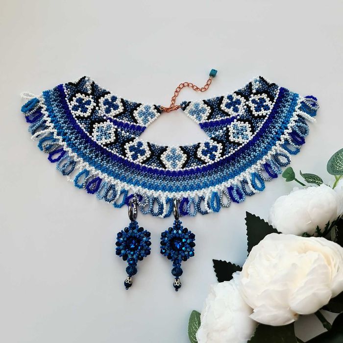 Закарпатська силянка широка українське намисто недорого ручної роботи