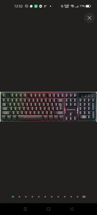 Игровая клавиатура Real-El 8700