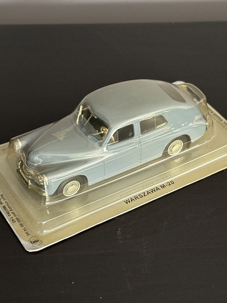 Kultowe auta PRL - Warszawa M20 - skala 1:43