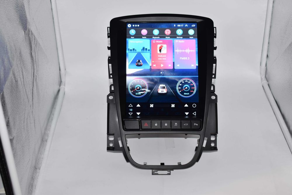 Rádio Android Opel Astra J . Ecrã Estilo Tesla Carplay + oferta câmara