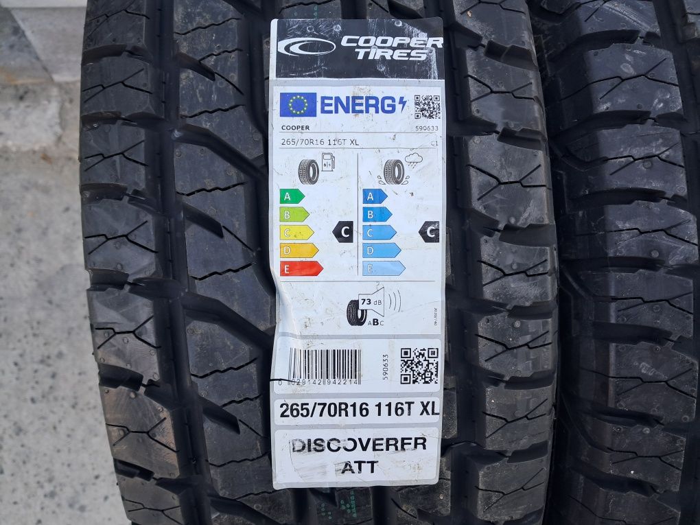 Резина всесезонна, НОВА, 265/70 R16 Cooper Discoverer  ATT