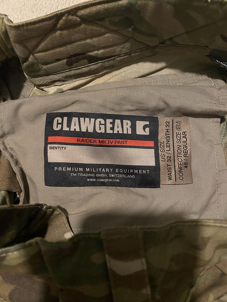 Claw Gear Multicam (calças + combat shirt)