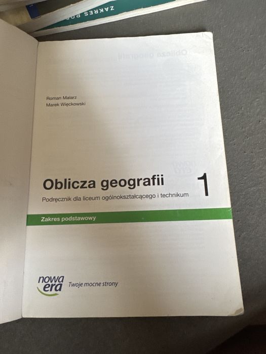 Oblicza geografii 1 liceum twchnikum zakrws podst