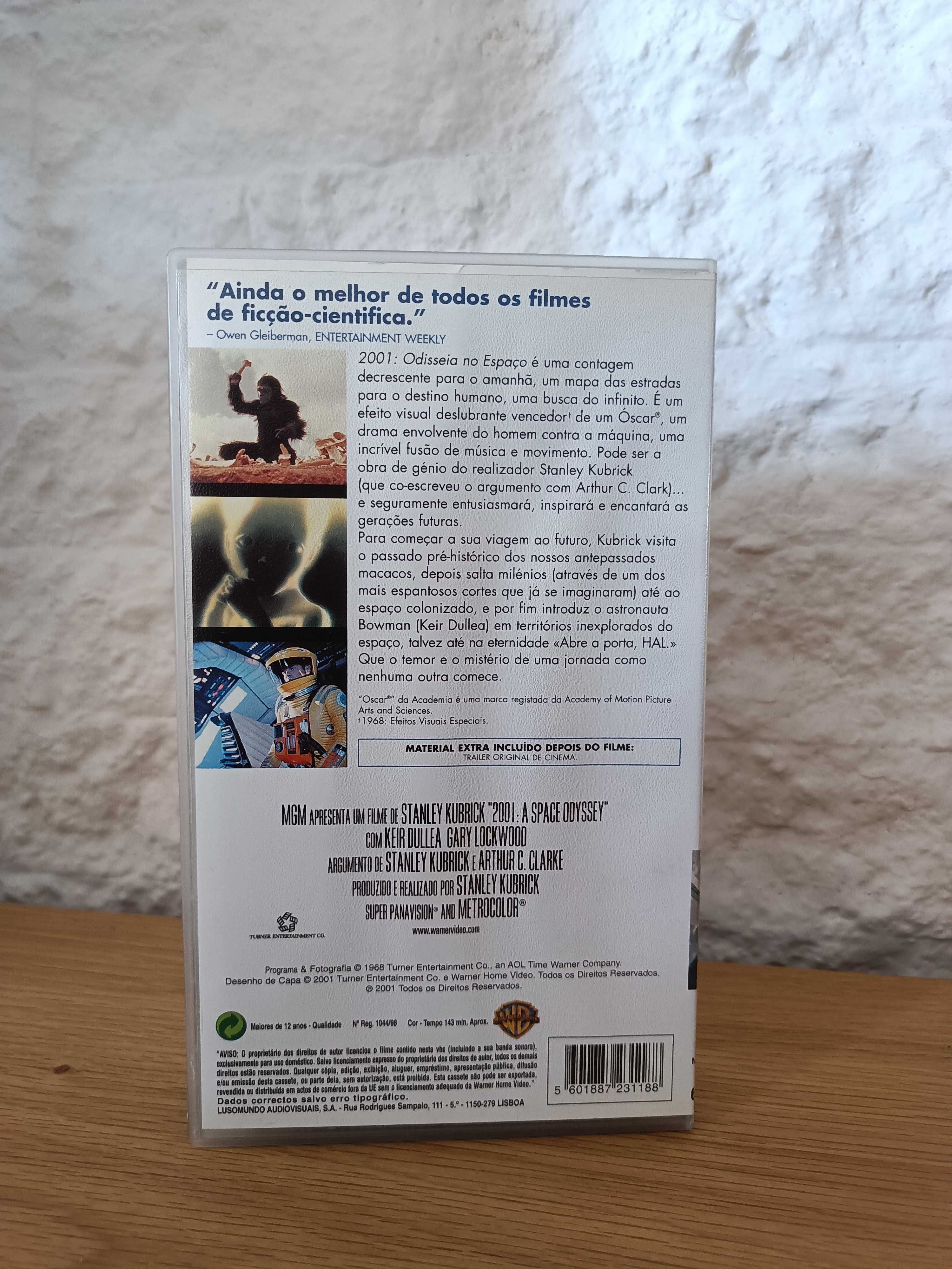 Filme VHS 2001: Odisseia no Espaço Stanley Kubrick