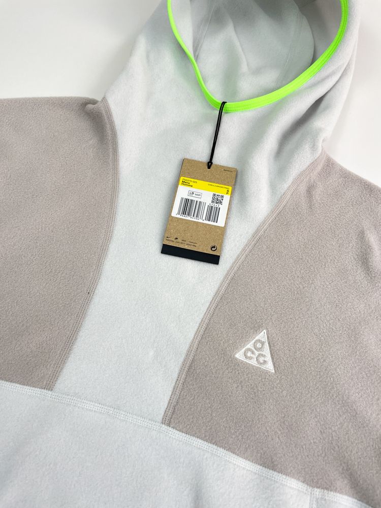 Оригінал! Флісове Худі Nike ACG сіре (L) Нове з бірками!
