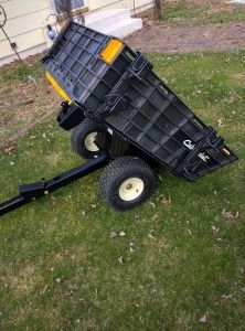 przyczepka do traktorka wielozadaniowa cub cadet ładowność 360 kg