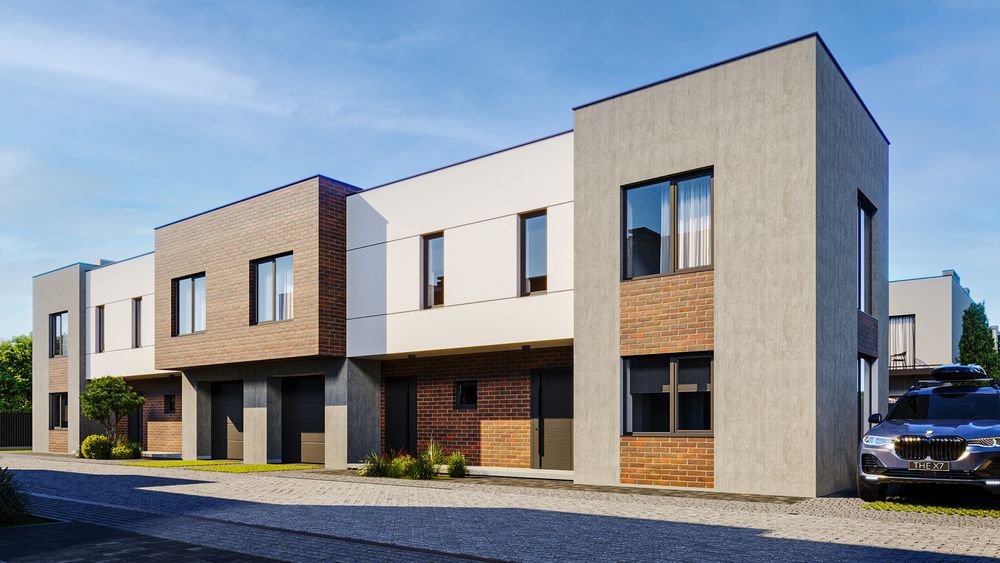 Таунхаус у Крихівцях 93.7 м² з власною ділянкою та розтермінуванням