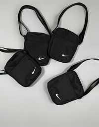 • Чорна сумка Nike, купити сумку найк, сумка через плече, барсетка •