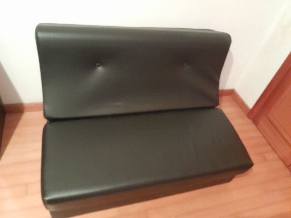 Sofa cambalhota cor preta