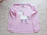 Bluzka koszulka 116 jednorożec unicorn 5-6 lat z długim rękawem