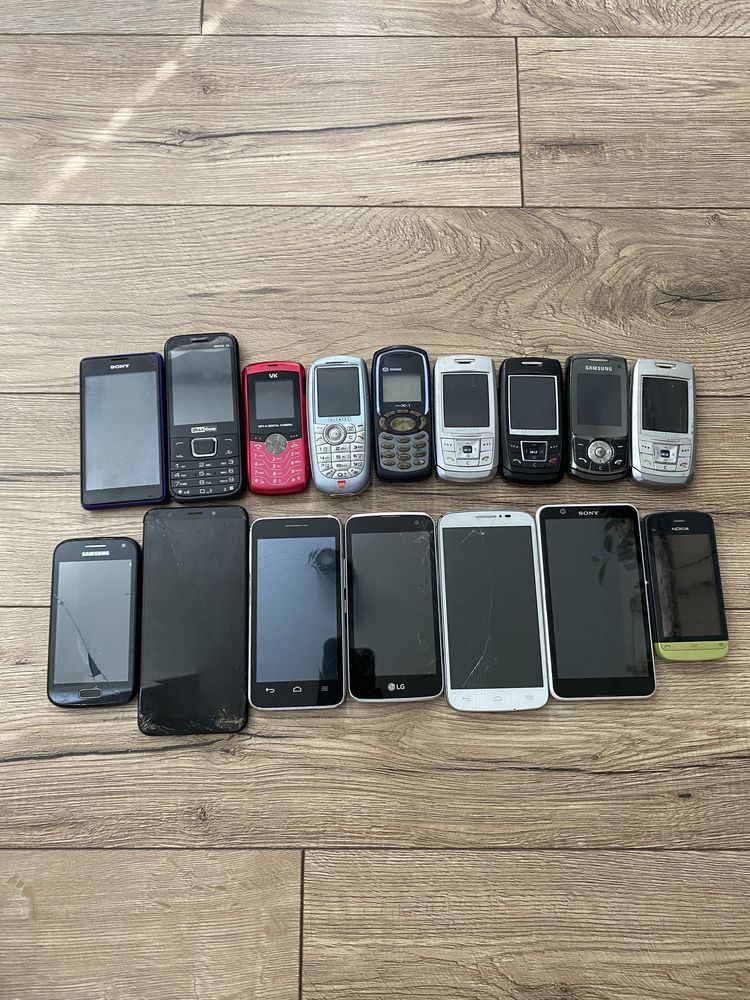 Zestaw ! Telefony komórkowe Samsung, Sony, Nokia