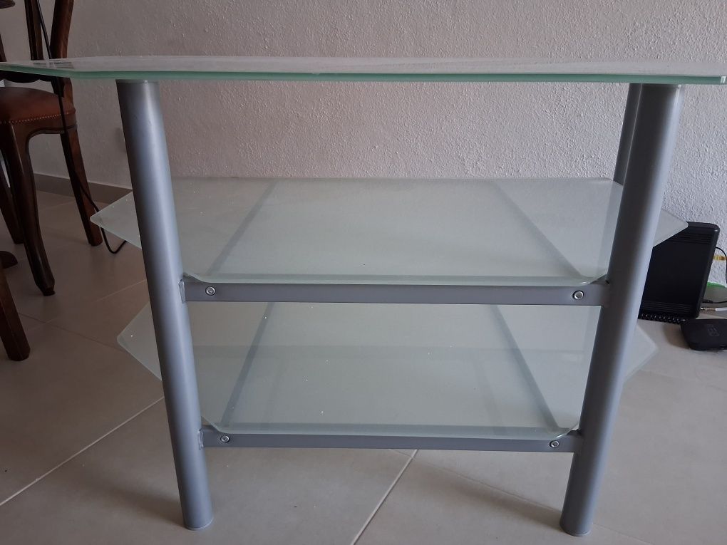Movel de tv  em vidro