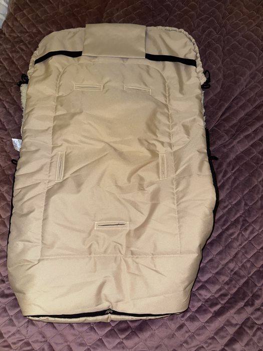 Зимовий конверт у люльку на овчині віком з 0 до 6 міс