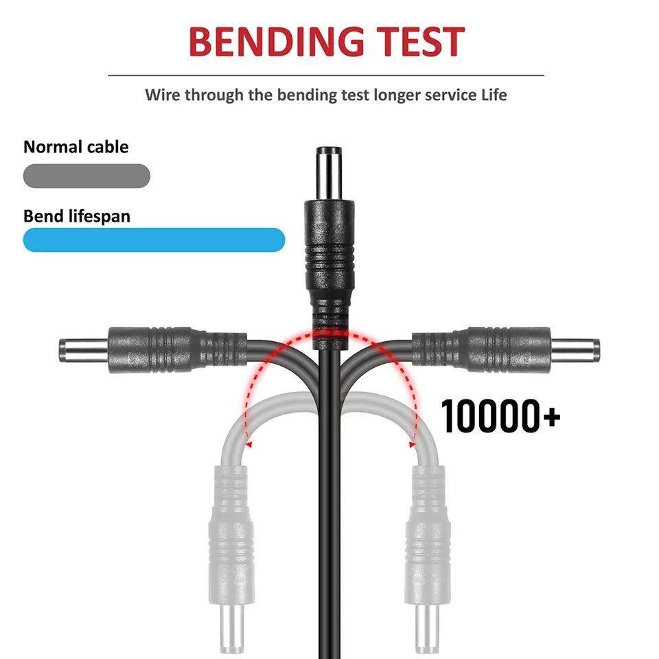 Cabo Extensor 10 metros 12v para câmaras NOVO