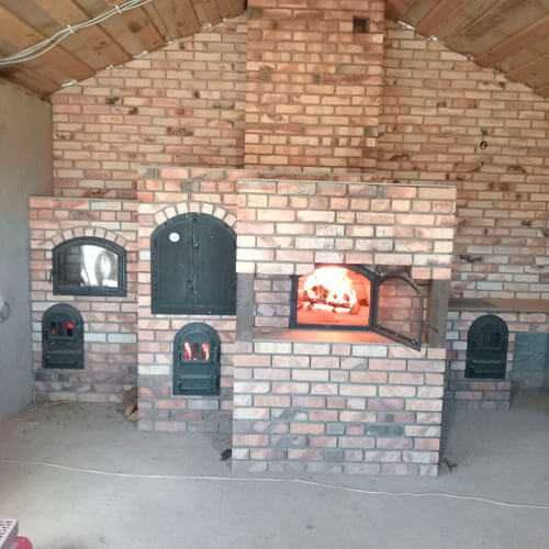 Шамотна вогнетривка пічна цегла пластичного формування ШП Чотирбоки