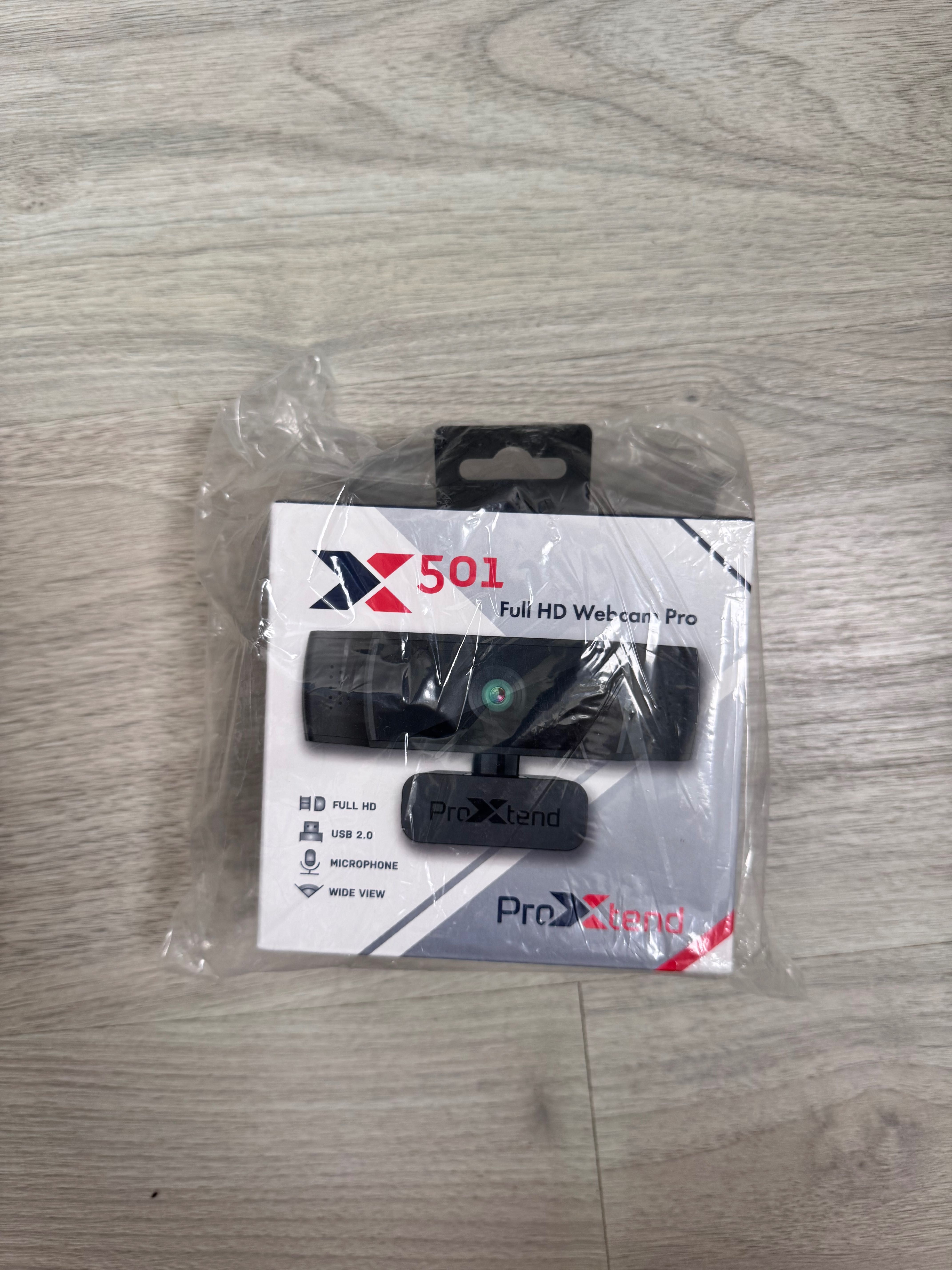 Webcam ProXtend X501 Full HD Webcam Pro – nova, selada
