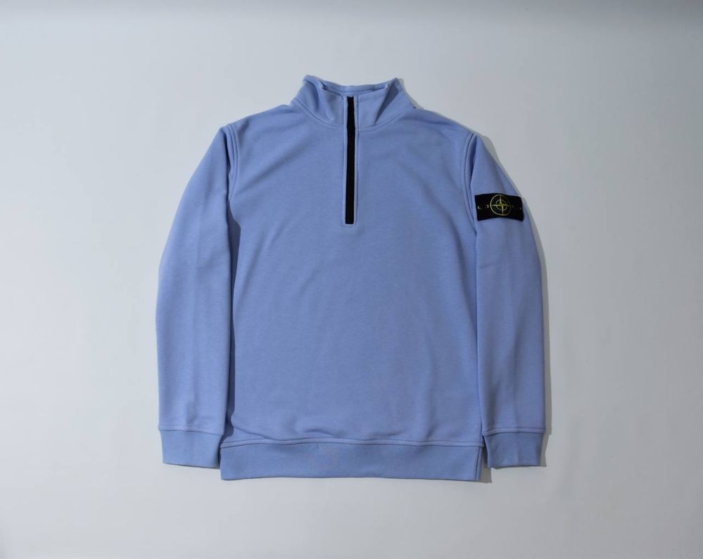 Зип Свитшот Stone Island | Кофта Стон Айленд | Зіп світшот наполовину