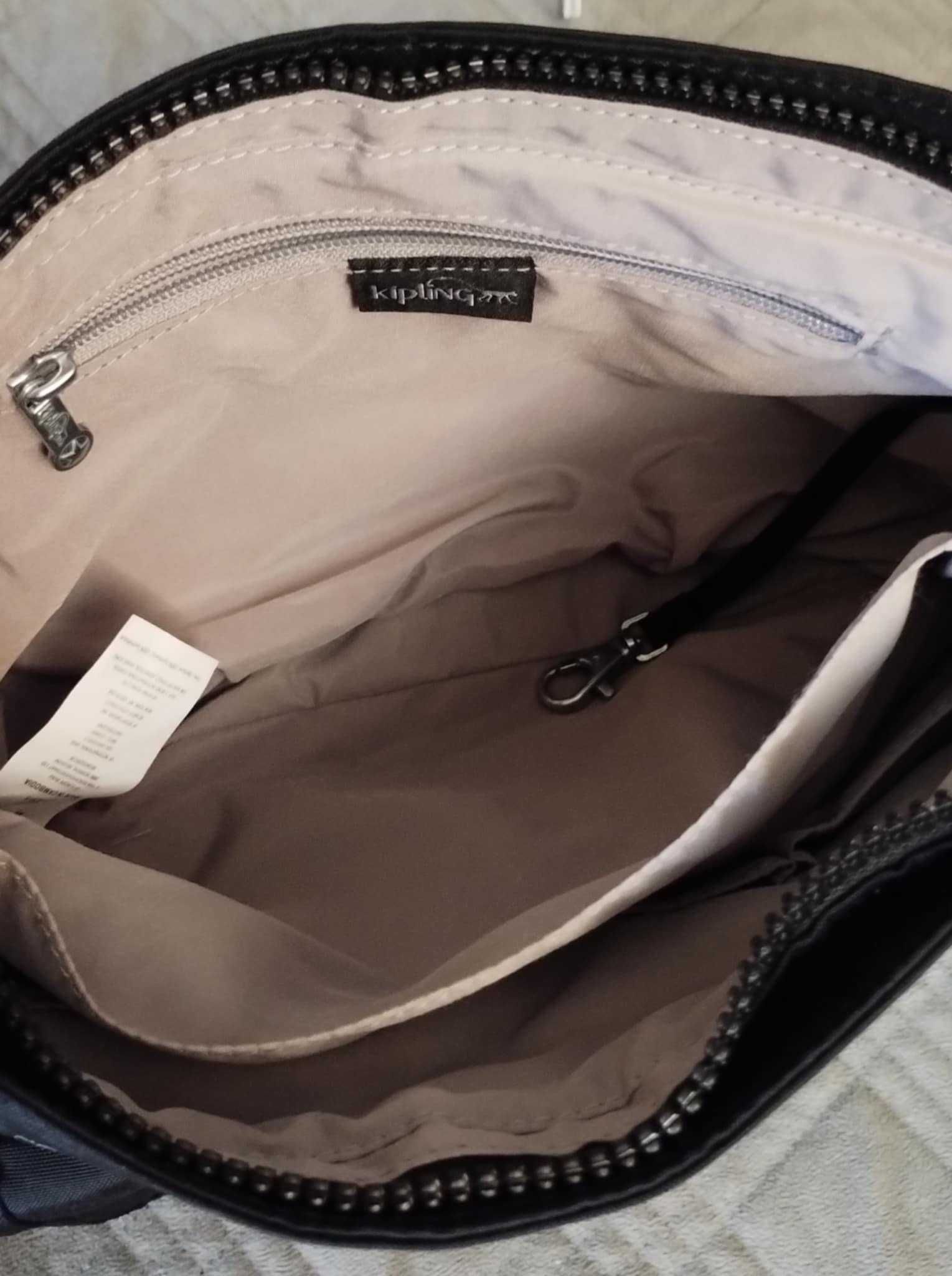 Nowa czarna torba marki Kipling