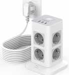 Tessan TPS03-DE-C słupek zasilania 8 gniazd AC 3 porty USB