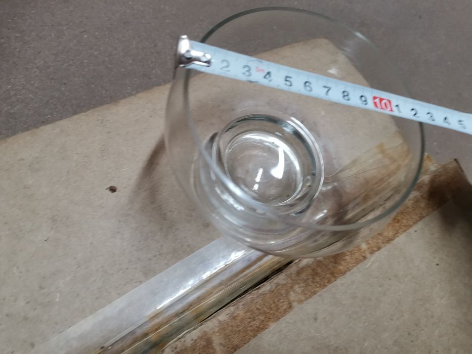 Duże pojemne miseczki szklane, grube szkło 6szt