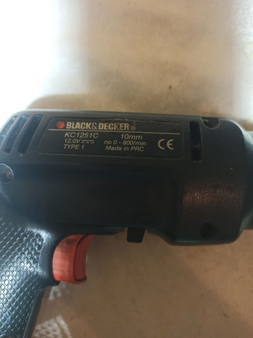 Wiertarka BLACK&DECKER 12V