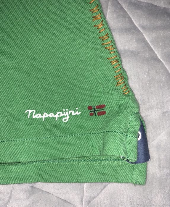 Sprzedam zieloną koszulkę polo Napapijri, roz. S / 36