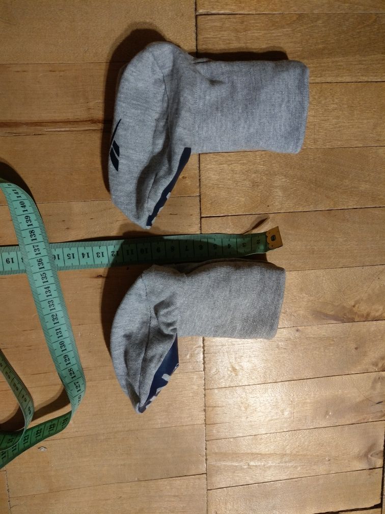 Десткие для новорожденных пинетки Reebok носки 6 месяцев 11 см