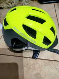 Kask rowerowy neon