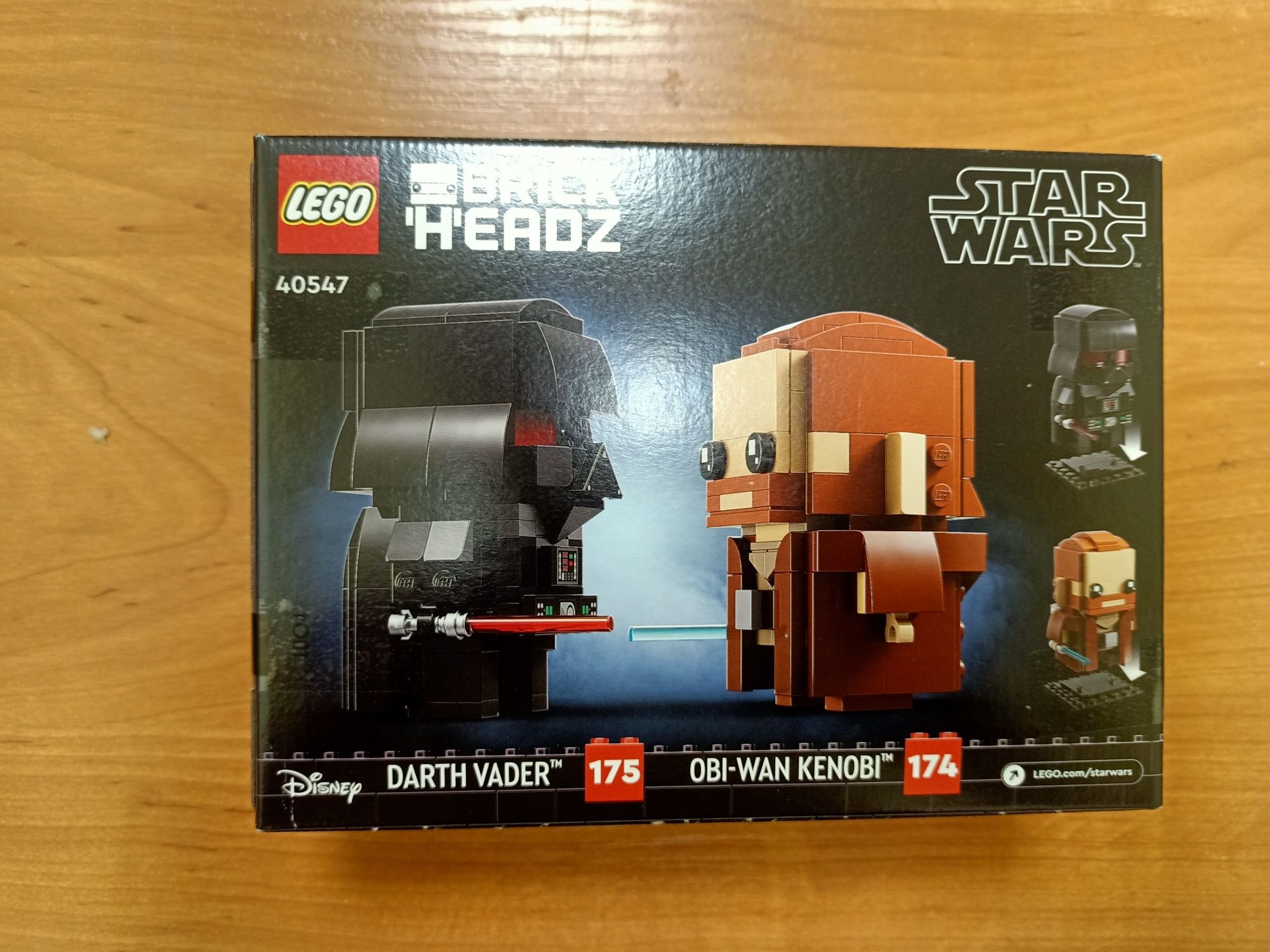 LEGO BrickHeadz 40547 Obi-Wan Kenobi i Darth Vader