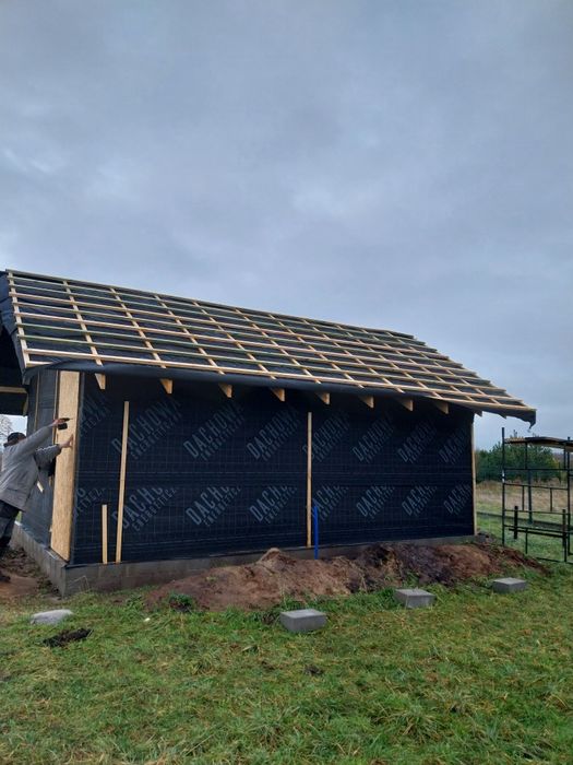 Budowa tarasów domków szkieletowych