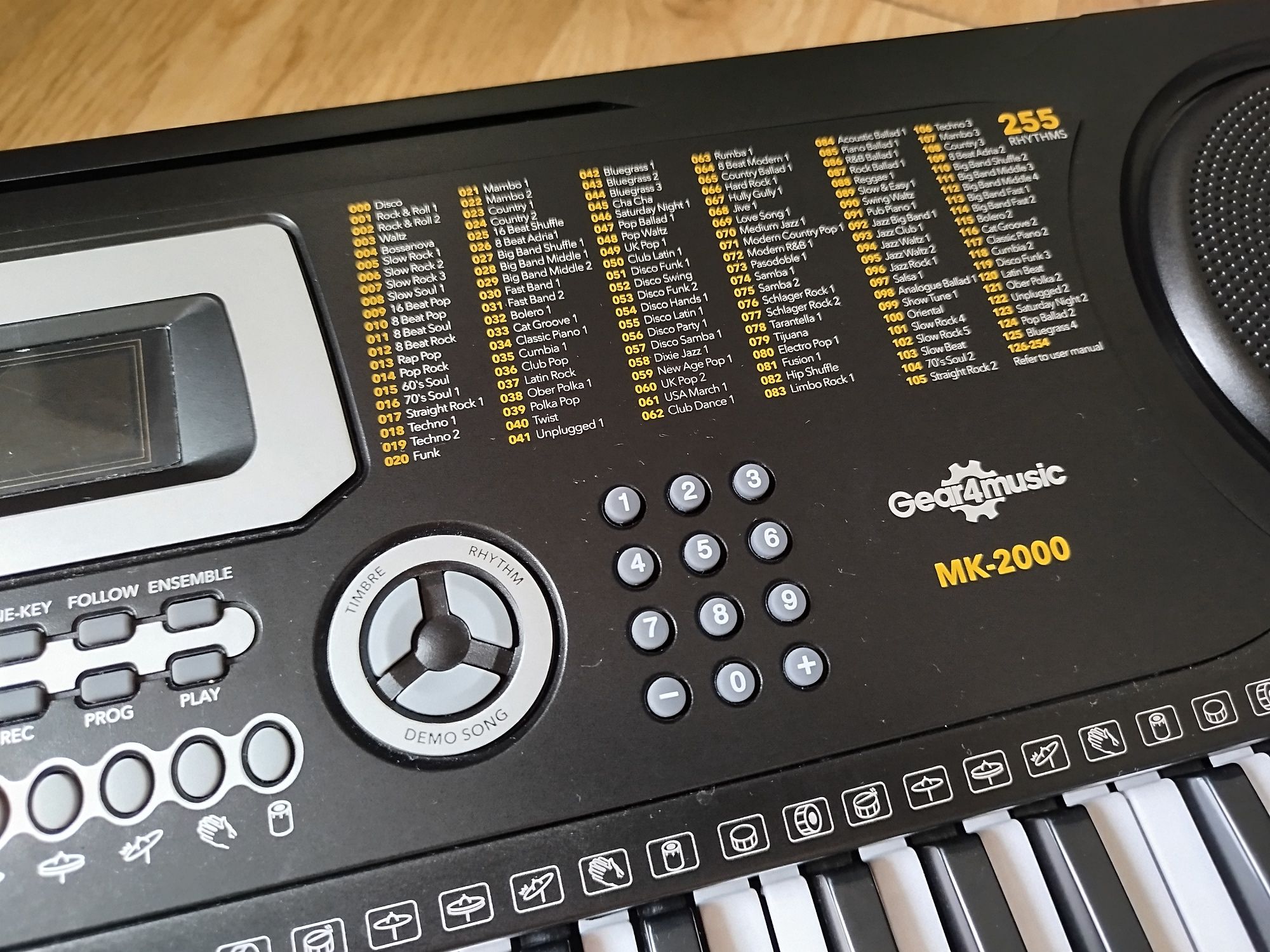 Teclado Piano Portátil de 61 Teclas