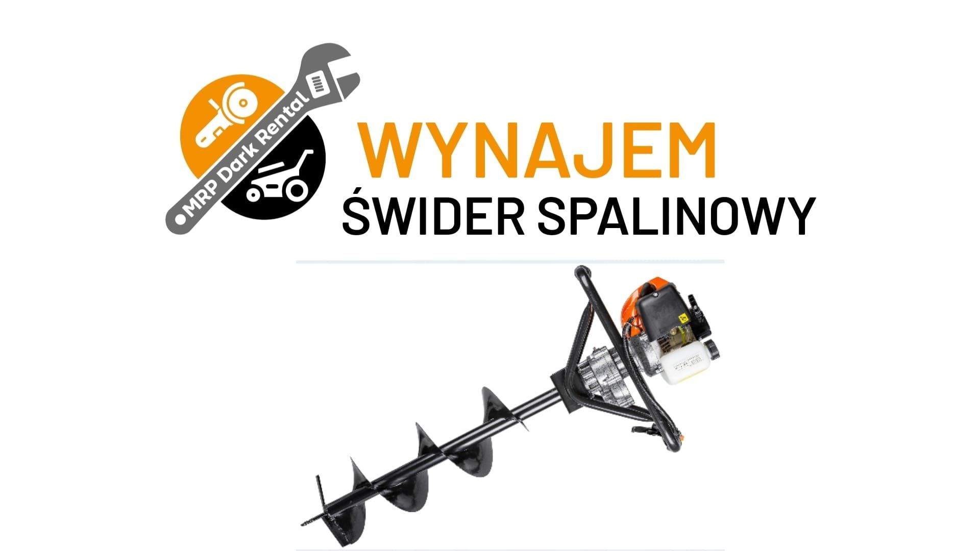 WYNAJEM - świder spalinowy/wiertnica glebowa