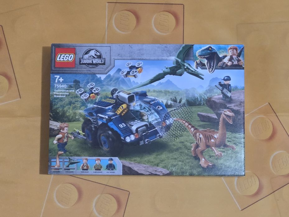 Lego Jurassic World 75940 Gallimim i pteranodon: ucieczka